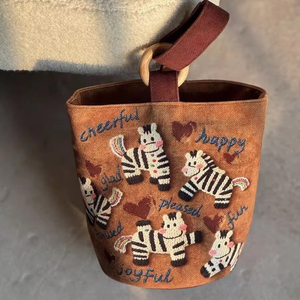 Nouveau Sac Fourre-tout en Toile 2026 Grande Capacité Sac à Bandoulière Unique Sac de Courses en Toile Personnalisable à Prix Abordable avec Fermeture Éclair - Product Image 2