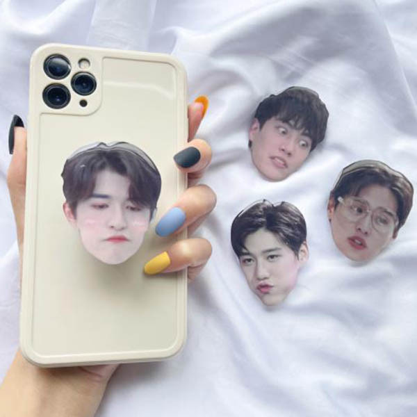 Custom Promotional Gift Mobile Accessories Folder Epoxy Acrylic Phone Holder