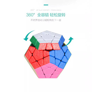 Five Gem <b>Magic</b> <b>Cube</b> 12-Sided Puzzle <b>Cube</b> Smooth Twist For Kids And Teens - Product Image 4
