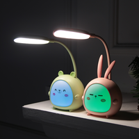 Lampe LED avec batterie intégrée Rechargeable par USB, veilleuse d'intérieur en forme de mouton, dessin animé, lampe de bureau pour enfants, cadeau d'étude et de lecture