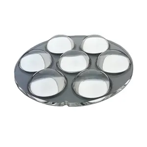 102mm single optical led plano convex glass lens array for projector led light