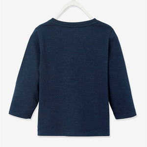 100% algodón orgánico Jersey niño bebé niños niñas manga larga sólido Tops verano manga bebé camisa - Product Image 4