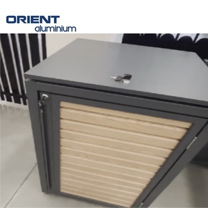 Nhà Máy Bán Buôn Thương Mại Vườn Thùng Rác Có Thể Vuông Rác <span class=keywords><strong>Bin</strong></span> Nhôm Công Cộng Tái Chế Thùng Rác <span class=keywords><strong>Bin</strong></span> Công Suất Lớn - Product Image 2