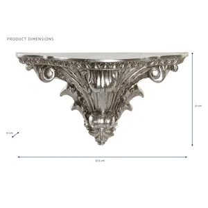Estante de Resina 37.5X17X21 Plateado - Product Image 5