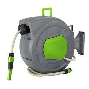 Vertak - Carrete <span class=keywords><strong>de</strong></span> Manguera <span class=keywords><strong>de</strong></span> Agua Retráctil Automático para Jardín, Montado en la Pared, <span class=keywords><strong>de</strong></span> 20M+2M, con Boquilla <span class=keywords><strong>de</strong></span> Pulverización - Product Image 2