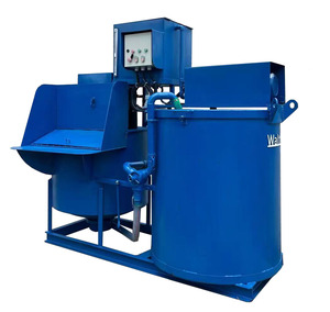 Mezcladora de Concreto Eléctrica de Doble Cilindro para Construcción, con Alimentación Automática de Pasta y Cilindro de Mezcla - Product Image 1