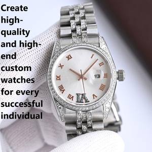 Reloj de Acero Inoxidable Hecho a Mano con Caja Resistente al Agua, Reloj de Mujer Hecho de Acero Inoxidable 904L - Product Image 2