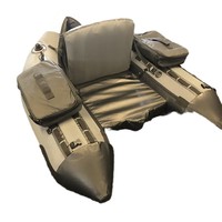 Canoë double gonflable pour 2 personnes, bateau de pêche résistant à l'usure, hovercraft en tissu Oxford, taille personnalisable, garantie de 3 ans
