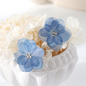 Natural Multicolor Dried Flower Resin <strong>Earrings</strong> Pressed Floral Pendant Hypoallergenic Jewelry Gift for <strong>Mother</strong> - Product Image 5