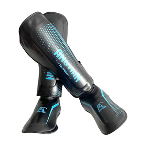Espinilleras de Kickboxing Muay Thai, protección de empeine de boxeo MMA, protector de pie de pierna para artes marciales, combate, BJJ, Equipo de Boxeo - Product Image 3