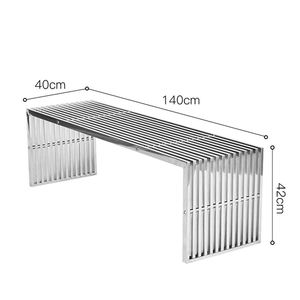 Tabouret carré bas <span class=keywords><strong>en</strong></span> acier inoxydable design moderne, élégant et simple, idéal pour l'entrée, la chambre, le bureau et la <span class=keywords><strong>table</strong></span> à manger - Product Image 2