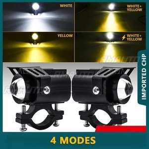 2X 9-32V 60W ไฟหน้าหมอกแฟลชไลท์สปอตไลท์ไฟ LED สีเหลืองสีขาวสำหรับรถยนต์/รถจักรยานยนต์ - Product Image 2