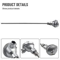 Sonde de température IR haute résistance thermique avec transmetteur intégré, capteur de température RTD PT100, indice de protection IP67, sortie 4-20mA
