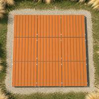 Dalles de terrasse emboîtables en WPC, plateforme de terrasse modulaire surélevée avec pieds réglables en hauteur pour événements et banquets en plein air