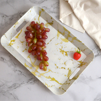 Assiette de service en plastique incassable pour Restaurant, vente en gros