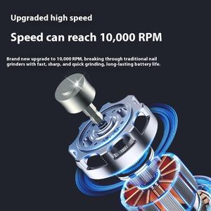 Coupe-ongles et ponceuse électrique pour chien avec lumière LED, faible bruit, sûr, portable, rechargeable et écologique, outil de toilettage pour <span class=keywords><strong>animaux</strong></span> de compagnie - Product Image 3