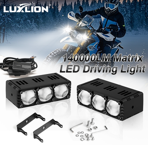 LUXLION 2026, Gran Potencia, 140W, 14000 Lúmenes, Luces Auxiliares LED Cuadradas de 3 Lentes para Autos y Motocicletas, 12V, Gran Venta - Product Image 1