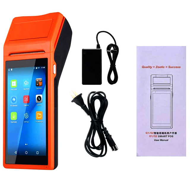 Hot Sell Handheld Mini 4G Android Pos System Terminal Machine Mobile POS With Thermal Printer for Shops