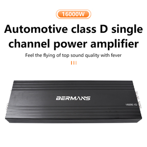 Amplificador de coche Mono de alta eficiencia de estilo brasileño 16000W Super Power Clase <span class=keywords><strong>D</strong></span> Subwoofer cuerno amplificador profesional de aluminio - Product Image 3