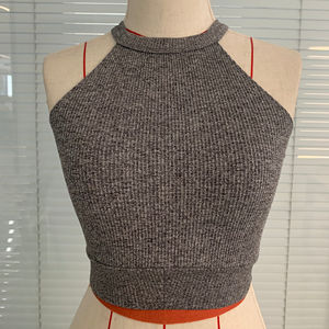 Haut de sport sans couture pour femmes, vêtements de Yoga OEM, gilet à col rond, vêtements de sport <span class=keywords><strong>Seay</strong></span> - Product Image 1