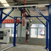 Robot de peinture par pulvérisation sur portique, bras robotique pneumatique et à servomoteur, spécifications personnalisables