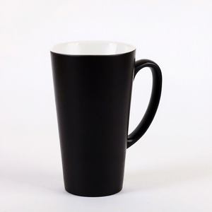 Taza de Cerámica Cónica Grande de 17 oz, Sensible al Calor, para Sublimación, con Revestimiento Mágico, Cambia de Color con el Calor, con Asa Grande - Product Image 5