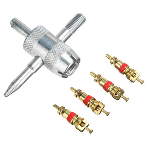 Kit de Reparación de Neumáticos Jiao Shang 4 en 1, Juego de Llaves y Destornilladores para Válvulas Metálicas, Accesorios para el Mantenimiento de Neumáticos de Automóvil - Product Image 1