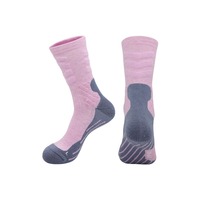 Chaussettes de randonnée et de course en laine mérinos pour femmes, chaussettes de travail, chaussettes de sport, chaussettes respirantes, chaussettes compressives avec soutien de la voûte plantaire, chaussettes thermiques chaudes pour l'hiver