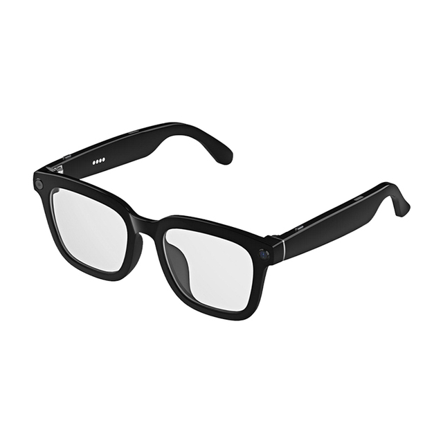 Neworiental Model 01 AI Glasses Camera Compatible for Apple Via Bluetooth Can Record Videos Play Music Take Photos Provide AI