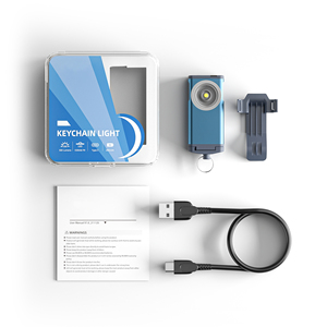 Small Size Aluminum Alloy LED Mini Rechargeable IP65 500 Lumens 5-Year Warranty EDC Gift Key Chain <strong>Flashlight</strong> - Product Image 4