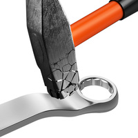 Clé à molette double à anse déportée, jeu de clés à douille à double extrémité Senda 6-32mm métrique en acier au chrome-vanadium, outil manuel industriel OEM pour l'automobile