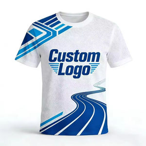 Camiseta de Running de Alta Calidad para Maratón, Personalizada, 100% Poliéster, Sublimación con Tu Propio Diseño, Cuello Redondo, Secado Rápido - Product Image 2