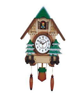 cuculo uccello <span class=keywords><strong>orologio</strong></span> da parete con albero - Product Image 5