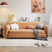 Nouveau canapé-lit pliable en velours pour salon, gain de place, 2 places, en vente