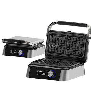 Grille électrique Aifa 4 portions avec plaques amovibles, presse à panini, revêtement antiadhésif, bac de récupération des graisses, idéale pour les hot-dogs - Product Image 4