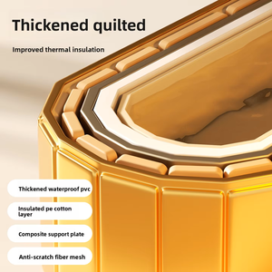 <span class=keywords><strong>Baignoire</strong></span> froide portable en PP - <span class=keywords><strong>Baignoire</strong></span> pliable isolée pour adultes avec support de <span class=keywords><strong>rangement</strong></span>, épaissie pour la relaxation à domicile et en spa - Product Image 3