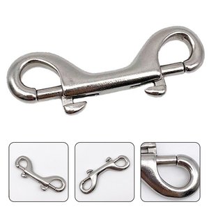 Mousqueton à double extrémité en acier inoxydable 316 - Crochet à ressort pivotant pour la plongée, l'équipement de yacht et la laisse pour animaux de compagnie, avec conception à <span class=keywords><strong>d</strong></span>égagement rapide - Product Image 5