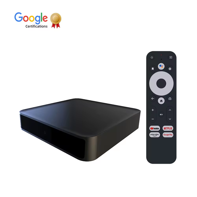 Hot Selling Full HD 4K Amlogic S905Y4 Quad Core GD2 Android 12 TV Box 2GB 32GB Voice Control BT Dual Band WiFi