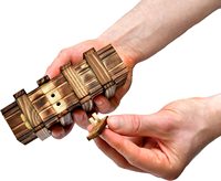 2026 Горячая Волшебная Подарочная коробка, деревянная Подарочная деревянная коробка-головоломка, 2 секретных отделения для денег, подарков, ваучеров, ювелирной игры-головоломки