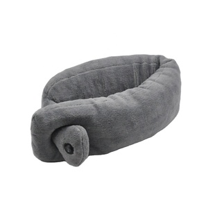 Coussins de massage vibrants de luxe en peluche, pliables, cylindriques et longs, <span class=keywords><strong>pour</strong></span> le cou, idéaux <span class=keywords><strong>pour</strong></span> les voyages et le bureau, vente en gros - Product Image 1
