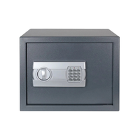 Vente en ligne à chaud Coffre-fort électronique de sécurité robuste en acier de 30cm de hauteur Coffre-fort Tresor à la maison avec étagère à codes numériques