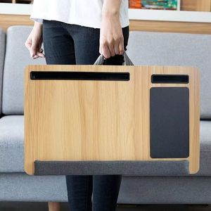 Laptop <b>Desk</b> Lazy Person Laptop <b>Desk</b> Portable With Handheld Slot Phone Slot Suitable for Bed Car - Product Image 3