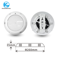 Lampe de piscine à LED au-dessus de la surface Luz Piscina remplie de résine SMD avec télécommande