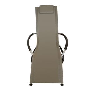 Chaise à bascule orbitale en aluminium pour terrasse, piscine et plage - Product Image 3
