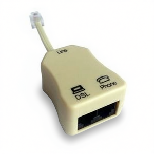 Filtro Divisor ADSL, Conector de Línea Telefónica RJ11 para Uso de Internet y Teléfono por DSL - Product Image 1