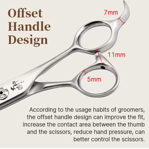 Ensemble de ciseaux de toilettage pour animaux de compagnie Fenice JP440c Kit de cisailles pour chien haute dureté spécialement conçu pour le <span class=keywords><strong>toiletteur</strong></span> japonais et coréen - Product Image 4