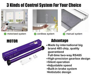 Abat-jour roleau eltrique אינטליגנטי tuya wifi persnalisé-100 % occulant, עיצוב מתונה et ecologique - Product Image 5