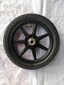 Goedkope Fabriek Prijs Zwart 14X2.125 Aluminium <span class=keywords><strong>Rubber</strong></span> Voorwiel Voor Elektrische Fiets - Product Image 5