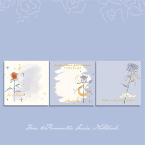 Bloc de Notas Creativo con Estampado Dorado, para Uso Escolar, Regalo, Manualidades, Papel de Mensajes con Diseño de Rosa, Papelería, Bloc de Notas, Notas Adhesivas - Product Image 5