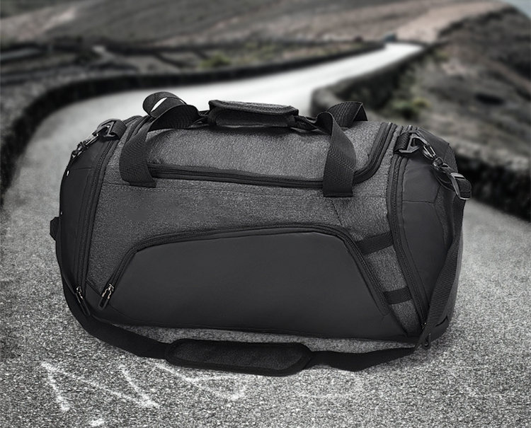 Large Capacity custom logo Travel Bag Waterproof Sport Gym Travel Sneaker Duffel Bag With Shoe Compartment